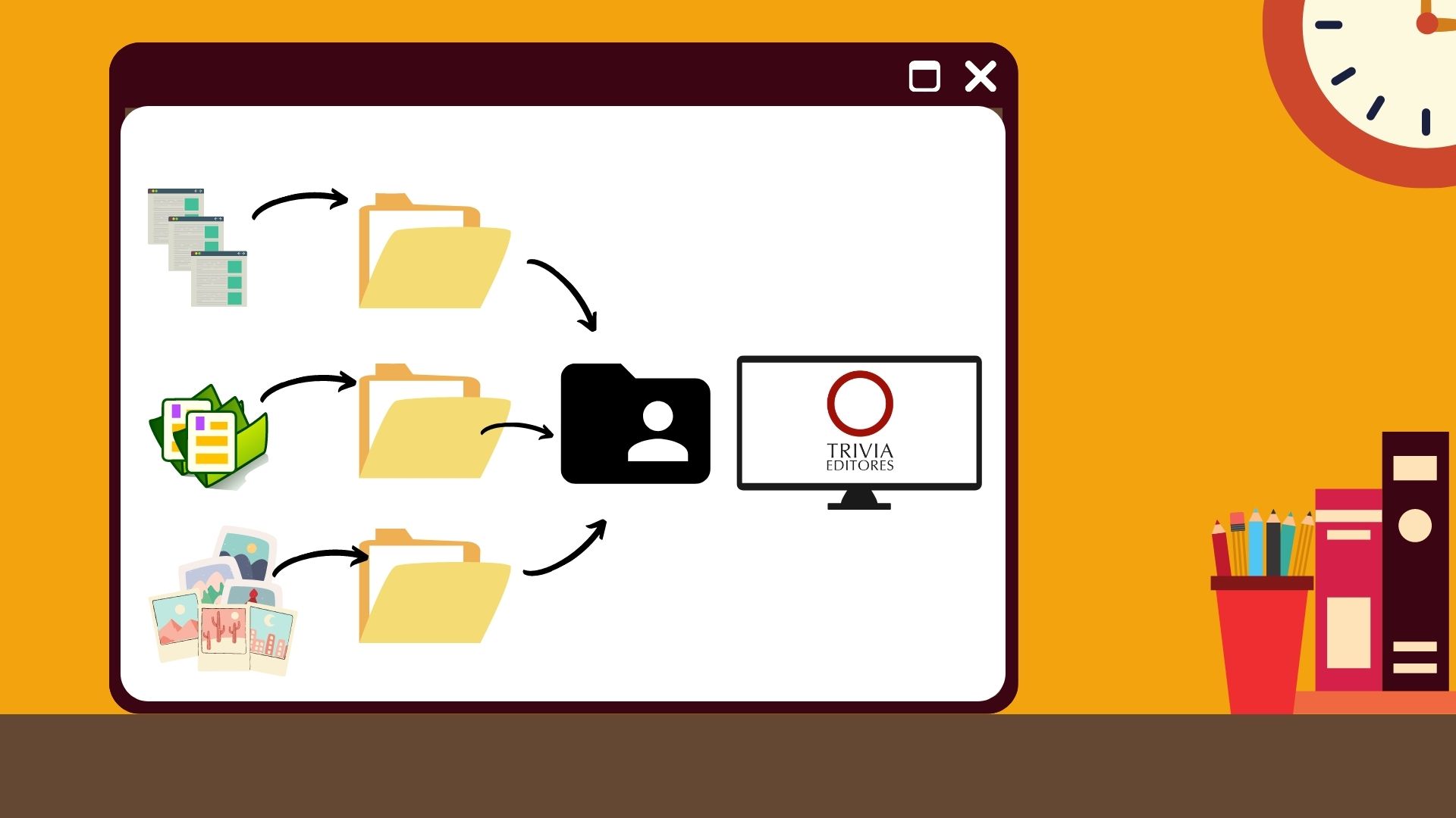 Organiza tu página de anuario